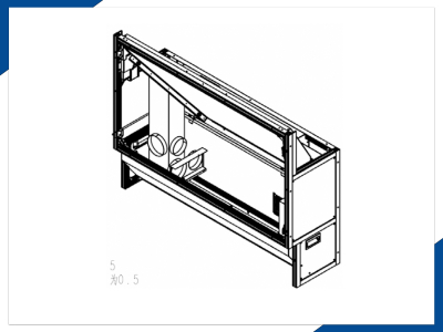 DLP显示单元背投箱体